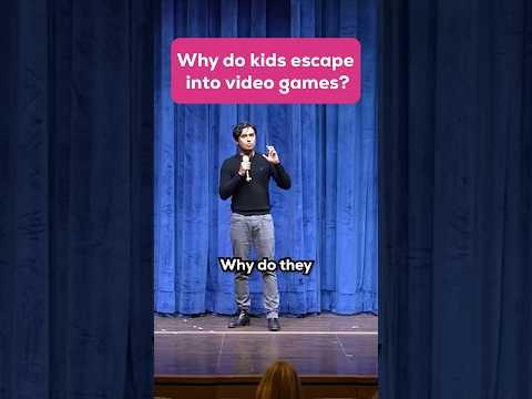 Why do kids escape to video games?