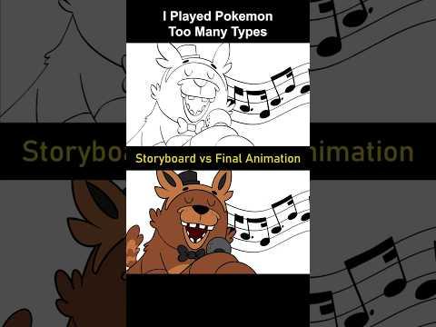 Storyboard vs Animation: Pokemon Too Many Types (shot 24)