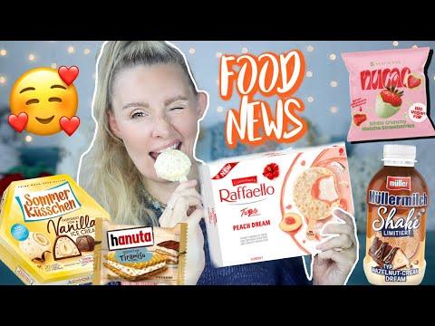 LECKIII, oder? 😍 XXL FOOD NEWS im Live Test! Raffaello Eis Peach, hanuta Tiramisu, Matcha 🍓