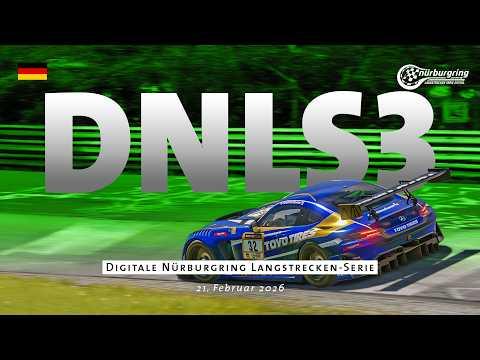 🇩🇪 LIVE: Digitale Nürburgring Langstrecken-Serie, Rennen 3