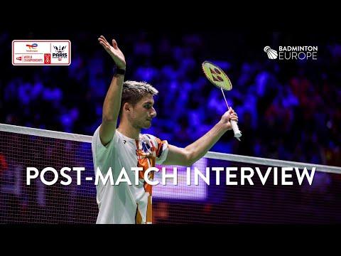 Mixed feelings for Christo Popov after close battle with Shi┃BWF World Championships 2025