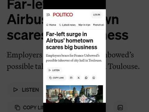 Funny how the far-right surge does not scare big business.