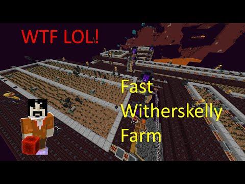 WTF-LOL! Superfast witherskelly farm, 5000+ skulls/h, Minecraft Java SMP 1.21.x