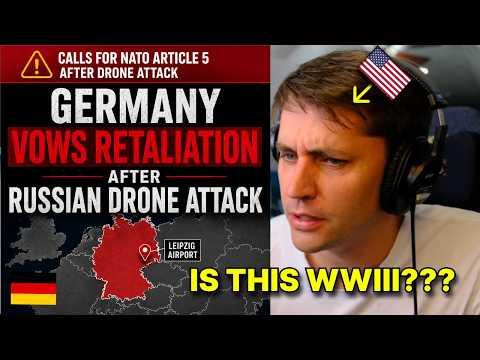 American reacts to 'Germany vows retaliation for Russian drone attack'