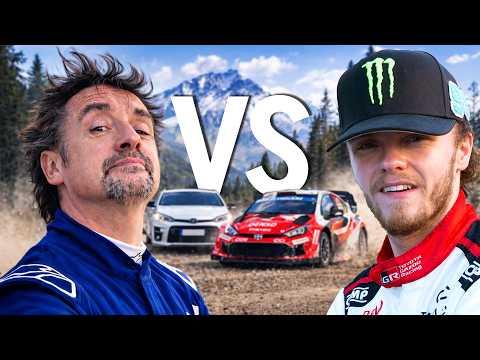 How Fast Is a WRC Driver? Richard Hammond vs Oliver Solberg