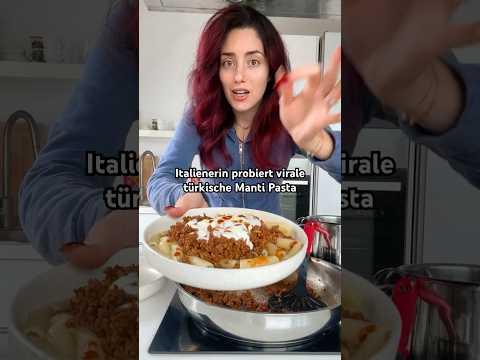 Italienerin probiert virale türkische Manti #pasta #manti #italienerin #rezept