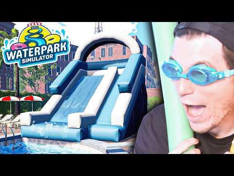 Ich baue meine erste MEGA-RUTSCHE | Wasserpark Simulator