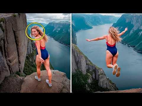 Momente, die kurz vor einer Katastrophe gefilmt wurden