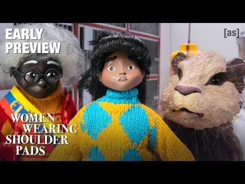 The Cuy Factory | Women Wearing Shoulder Pads | adult swim