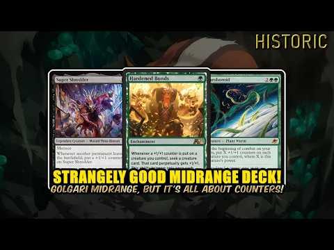 Golgari Midrange But All About Counters! | Golgari Bond | Historic BO3 | MTG Arena
