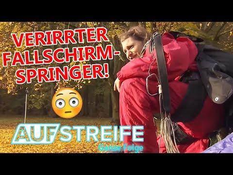 Schock auf Streifenfahrt: Beamte finden verirrten Fallschirmspringer! |Auf Streife-Ganze Folge|SAT.1
