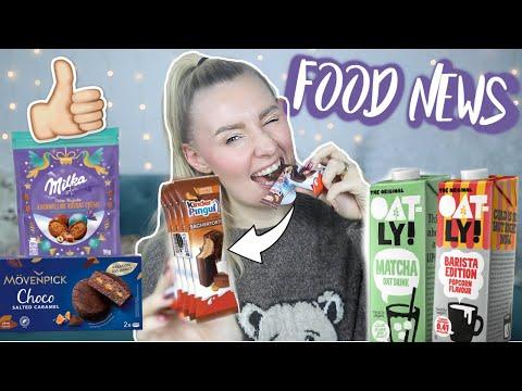 MEGA LECKER, oder nicht?! FOOD NEWS TEST! Oatly Matcha, Popcorn Milch, Kinder Pingui Sachertorte