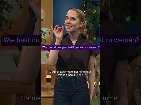 Tränen, Tiere, Lieblingsszene: Enya aka Greta über die neue Staffel | Tiere bis unters Dach #shorts