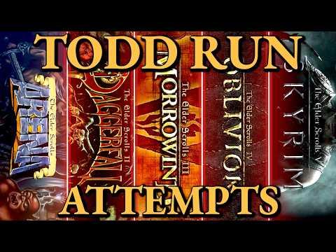 TODD RUN ATTEMPTS - Elder Scrolls 1-5 No Damage Run