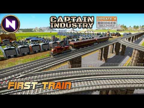 Overengineered Modular Elevated TRAIN NETWORK 🚂 | 10 | CAPTAIN OF INDUSTRY - Update 4