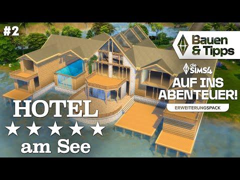 Hotel am See bauen #2 🏹 💚 Die Sims 4 Auf ins Abenteuer Pack