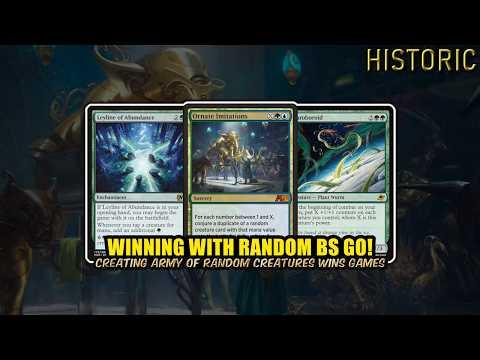 This Powerful Card Makes Random Draft Creatures? | Simic Ouroboroid | Historic BO3 | MTG Arena