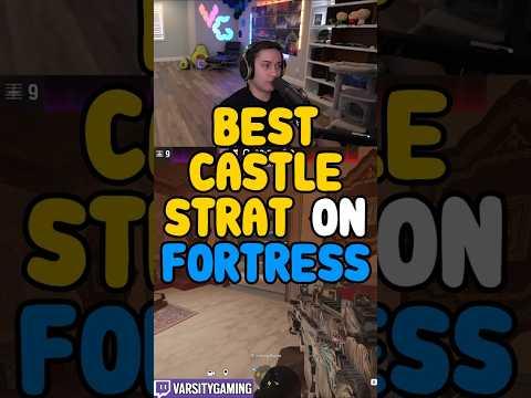 EASIEST CASTLE SETUP ON FORTRESS (SIEGE SCHOOL) #shorts