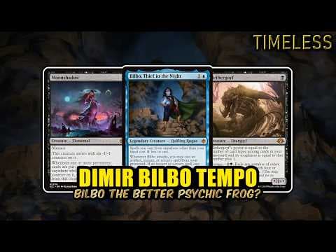 UB Bilbo Tempo! Bilbo Better Than Psychic Frog? | Timeless BO3 | MTG Arena