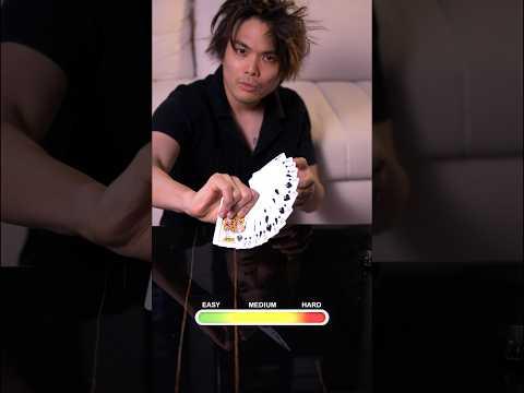4 levels of Card Magic 🪄 card Vanish
