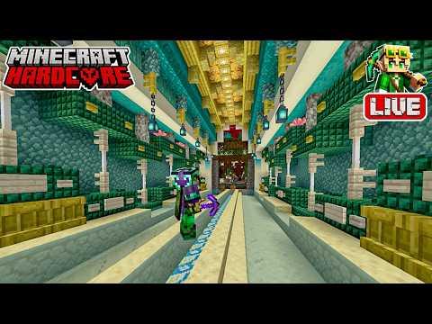 Expanding My Nether Hub in My 58,400 Day Hardcore Minecraft World