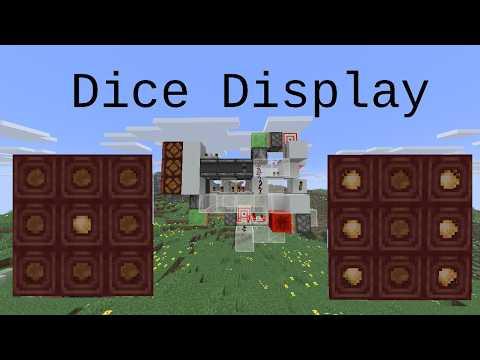 Minecraft Dice Display (Java and Bedrock)