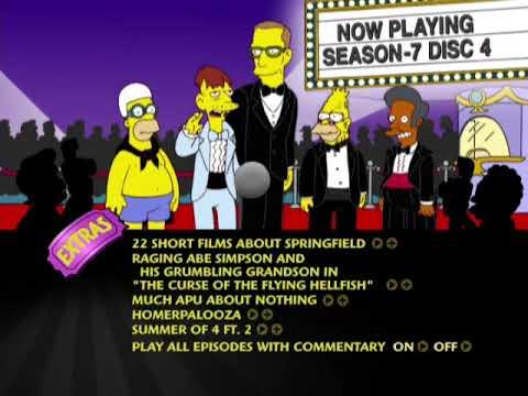 (Gameplay - 4624) The Simpsons: The Complete Seventh Season (Disc 4) (DVD Menu - 644)
