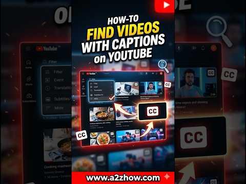 How Do I Search for Youtube Videos That Have Captions?