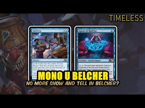 SNT Will Not Be Missed – Stock Up & Raffine Tech For Mono U Belcher! | Timeless BO3 | MTG Arena