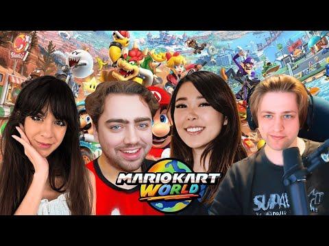 Streamers Go ALL OUT in Mario Kart World