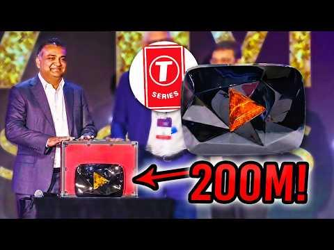 T-Series Has Received The 200 Million Subscriber Play Button!