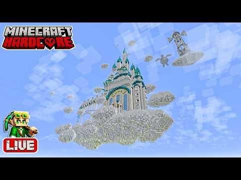Building Clouds in my 58,100 Day Hardcore Minecraft World