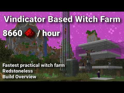 Finishing the Journey of Witch Farms (Java 1.21+; 99.6% Efficiency)