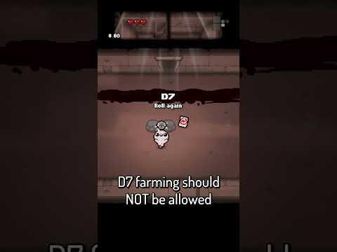 D7 Farming is NOT Okay #tboi #thebindingofisaac #bindingofisaac #repentance