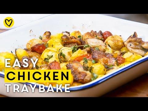 How To Cook An Easy Chicken Traybake Dinner