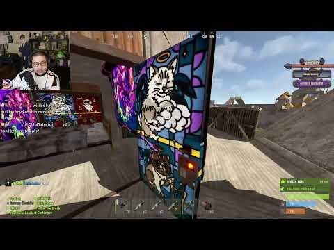 9 24 25 Part 2 EXCLUSIVE RUST DROP FUSLIE PETER DOUBLE DOOR SKIN RUST NOOB BUILDS A BASE