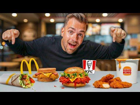 Ich teste ALLE Fast Food Neuheiten 🤯 (sie haben übertrieben)