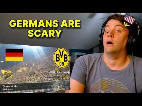 American reacts to German Football Chants