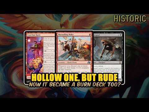 Hollow One, But Rude! Now It's a Burn Deck? | Historic BO3 | MTG Arena
