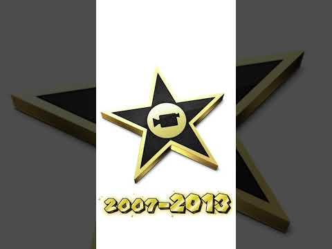 iMovie Logo Evolution Historical Logos #shorts #apple #iphone #imovie #technology #editing #macos 