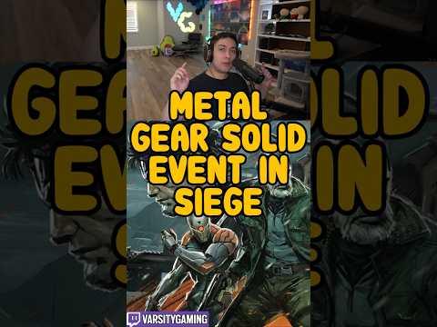 FIRST LOOK AT THE METAL GEAR SOLID EVENT IN SIEGE (SIEGE SCHOOL) #shorts