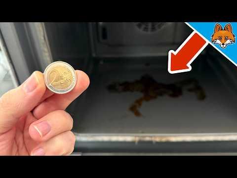 Reinige deinen Backofen mit einer Münze und STAUNE WAS PASSIERT💥(Genialer Trick)🤯