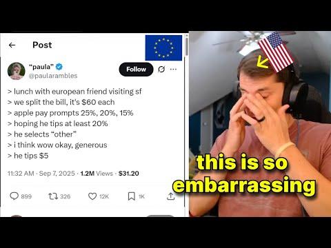 Europeans can't fathom America's INSANE tipping culture