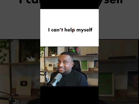 Expressão em inglês- I can't help myself