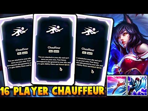 🔶Insane Best-in-Slot HIGH ROLL Ahri Runecarver + Fulmination Combo with 16 Chauffeur Augment Lobby 🔶