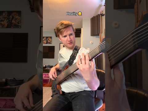 When you try fretless for the first time 🫠