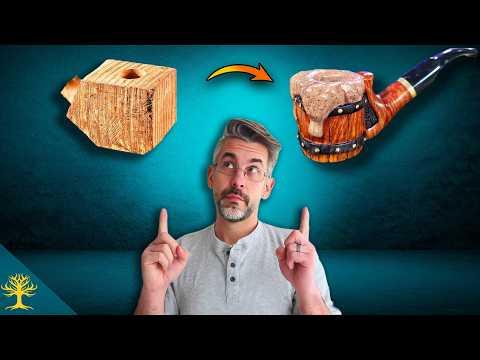 Hand-Carving a Wooden Pipe (No Power Tools)
