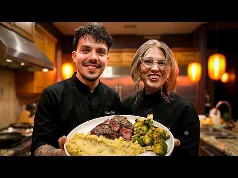 I tried teaching Adapt how to cook