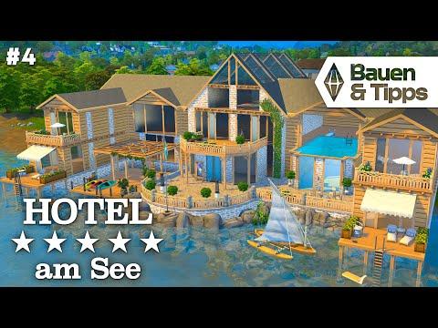 Hotel am See bauen #4 🏹 💚 Die Sims 4 Auf ins Abenteuer Pack
