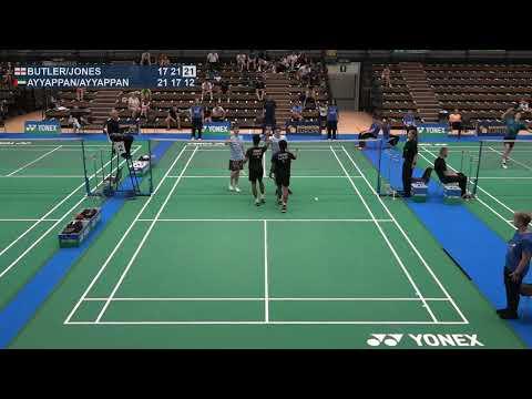 Match point - Butler / Jones vs Ayyappan / Ayyappan - MD, SF - Italian Open 2025